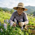 자주괴불주머니